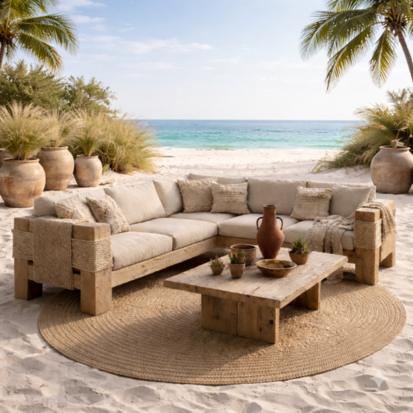 Malia L shaped sofa