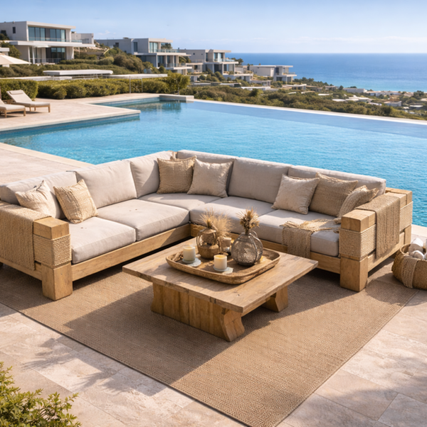 Alternative view of Malia L shaped sofa